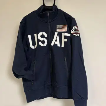 AVIREX USAF 트레이닝복 M 네이비