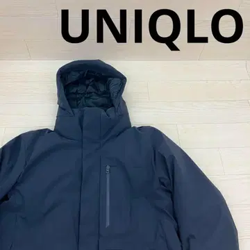 유니클로 하이브리드 다운 후드티