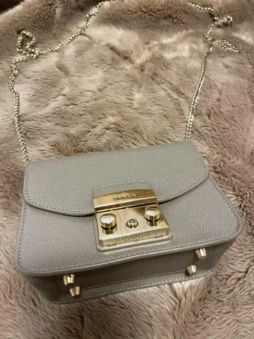 FURLA 그레이 미니 숄더백