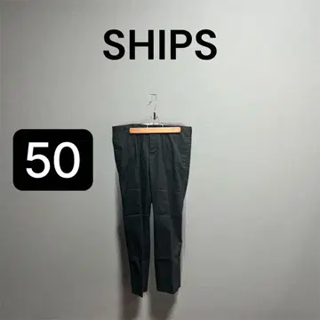 SHIPS 블랙 슬랙스 사이즈 50