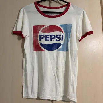PEPSI 로고 프린트 반팔 티셔츠