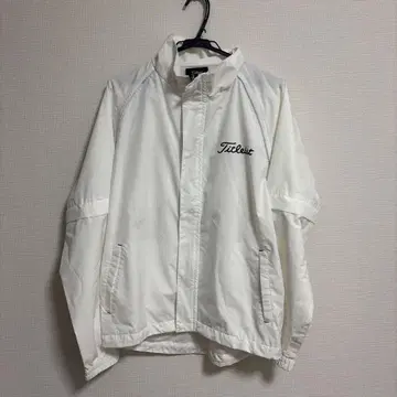 Titleist 우비 세트 화이트 자켓 블랙 팬츠 바지 LL 타이틀리스트