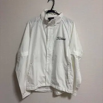 Titleist 우비 세트 화이트 자켓 블랙 팬츠 바지 LL 타이틀리스트