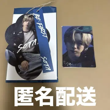BE:FIRST 소라 포토 카드 택 + 클리어 스티커 [ 소우타 ]