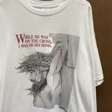 90s Jesus art vintage 빈티지 tee XL