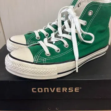 CONVERSE 그린 하이컷 스니커즈