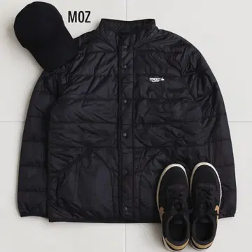 J1347@ moz 패딩 자켓 경량 아우터 L 블랙