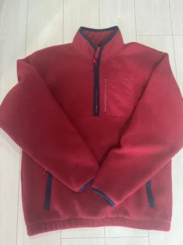 GAP ARCTIC FLEECE 플리스 자켓 S 레드