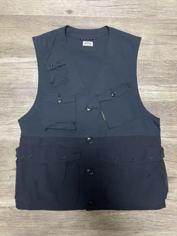 H.R.MARKET 블랙 베스트 다기능 포켓