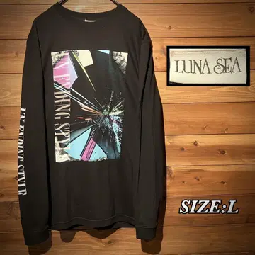 LUNA SEA 루나씨 롱티 긴팔 밴티 블랙 L 비주얼계
