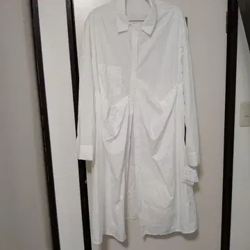 허리 개더 장식 긴팔 셔츠 M~L