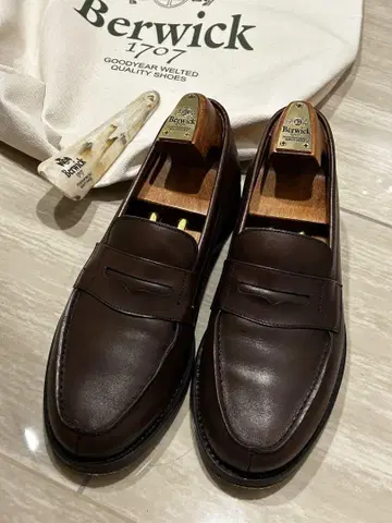 Berwick 1707 다크 브라운 로퍼 4456 26cm