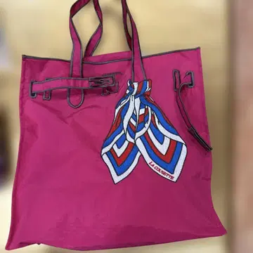 LA COUSETTE 핑크 에코백 M 사이즈 새상품