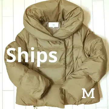 Ships 다운 자켓 숏 기장 초콜릿 브라운 M 사이즈