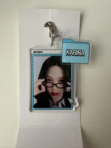 aespa 시부야 109 POPUP 아크릴 키링 카리나