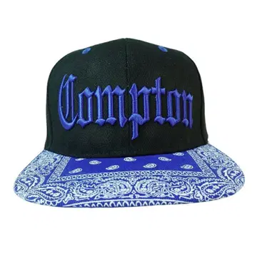 새상품 compton 컴프턴 페이즐리 스냅백 캡 모자 clips