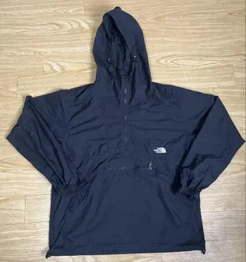 The North Face 블랙 풀오버 마운틴 파카