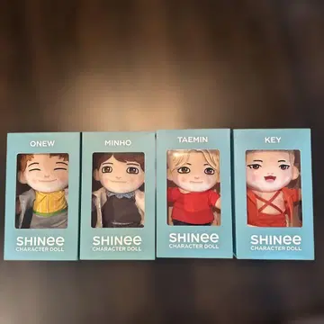 SHINEE 캐릭터 봉제 인형 세트