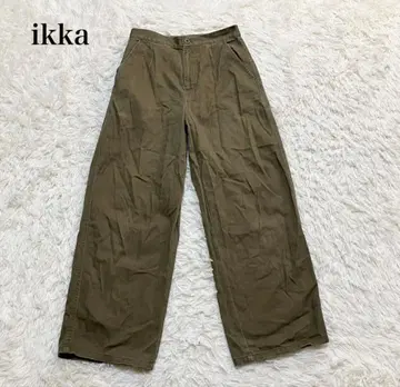ikka 이카 워크 팬츠 카고 팬츠 코튼 100 워셔블