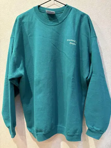 Hanes 에메랄드 그린 맨투맨 X-LARGE