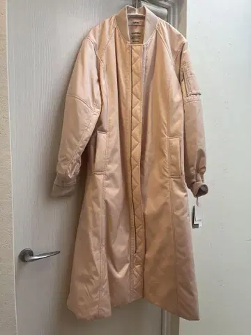 FURFUR TYPE FURMY 핑크 롱 코트