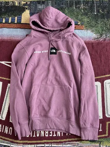 구제 THE NORTH FACE 풀오버 후드티 퍼플