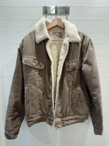 Lee 보아 자켓 브라운