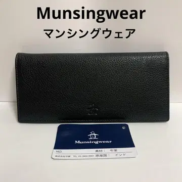 [ 새상품 ] Munsingwear 먼싱웨어 장지갑 블랙 H2