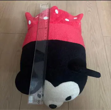 미키풍 봉제 인형 빨간색과 블랙 약 30cm