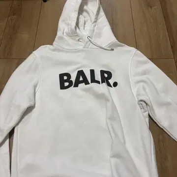 BALR. 화이트 로고 후드티 M 사이즈 오샤레^ ^