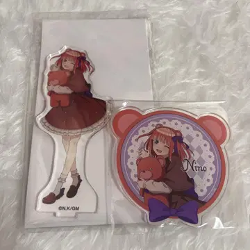 5등분의 신부 나카노 니노 로손 한정판 아크릴 스탠드 랜덤 코스터