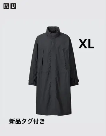 UNIQLO U 라이트웨이트 코트 블랙 XL