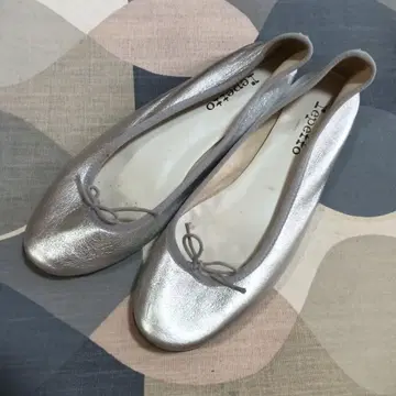 repetto 실버 발레 슈즈