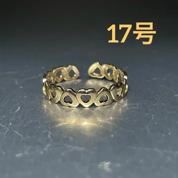 빈티지 패션 반지 골드 17호 하트 오픈 반지 여자