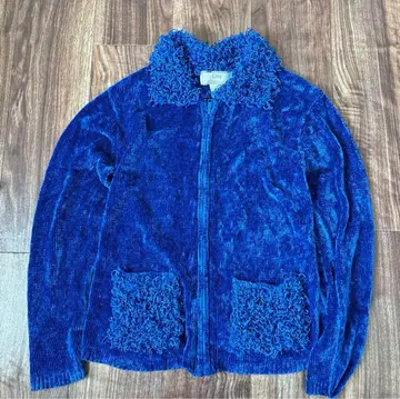 90s usa 구제 의류 빈티지 벨로아 디자인 자켓 후드티