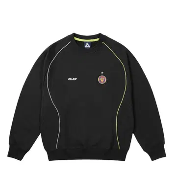Palace 블랙 맨투맨 S 사이즈