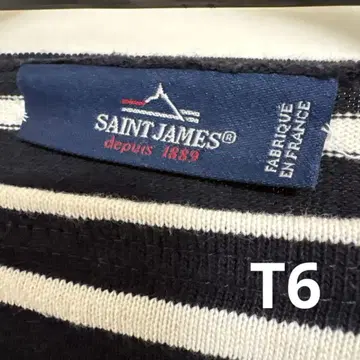 미사용에 가까운 SAINT JAMES 스트라이프 웨쌍 보더 T6