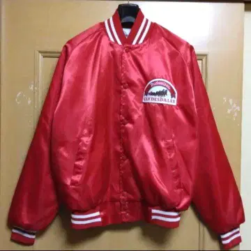USA제 버드와이저 빈티지 나일론 새틴 자켓 80s 90s