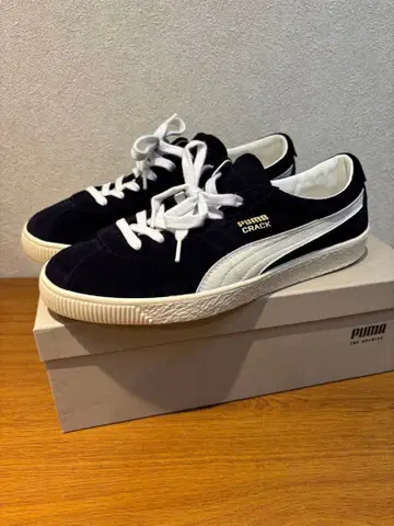 PUMA CRACK HERITAGE 네이비/화이트 스니커즈