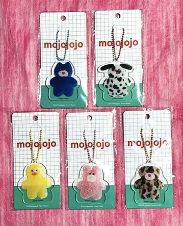 mojojojo 아크릴 키링 5종 컴플리트 세트