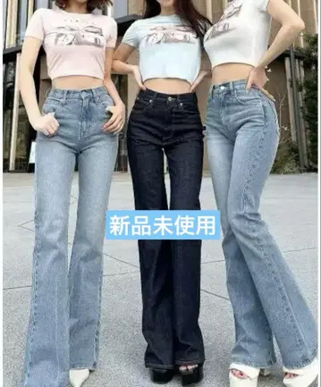 Darich 세미 플레어 데님 팬츠