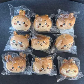 치이카와 베이커리 빵 같은 쫄깃쫄깃 마스코트 9종 세트
