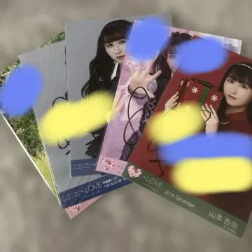 야마모토 안나 친필 브로마이드 즐거운 세트 2