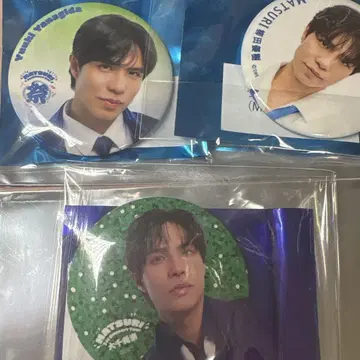 MATSURI 야나기타 유키 캔뱃지 3개 세트