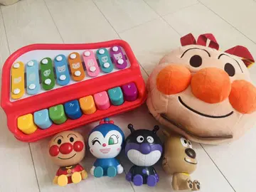 호빵맨 백팩, 악기 및 캐릭터 피규어 세트