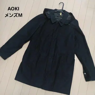 [ 즉시 구매 ] AOKI 남성용 코트 다크 네이비 비즈니스 긴팔