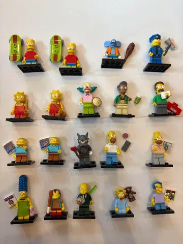 심슨 피규어 레고 LEGO