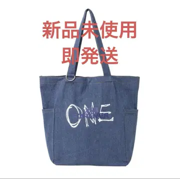 삼대째 JSB FOREVER ONE 블루 데님 토트백