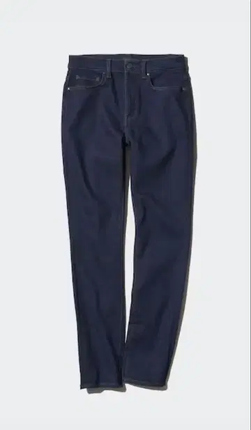 UNIQLO 히트텍 울트라 스트레치 슬림 스트레이트 청바지 네이비 25