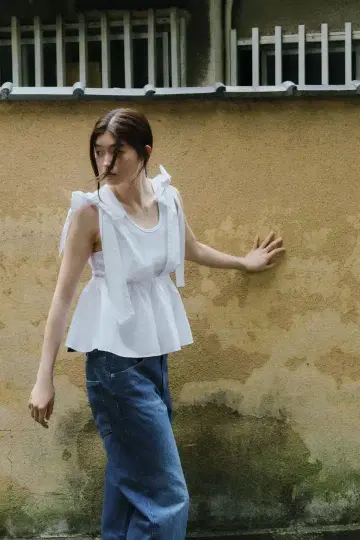 ZARA TRF 배기 스트레이트 미드 라이즈 스트레이트 청바지 34